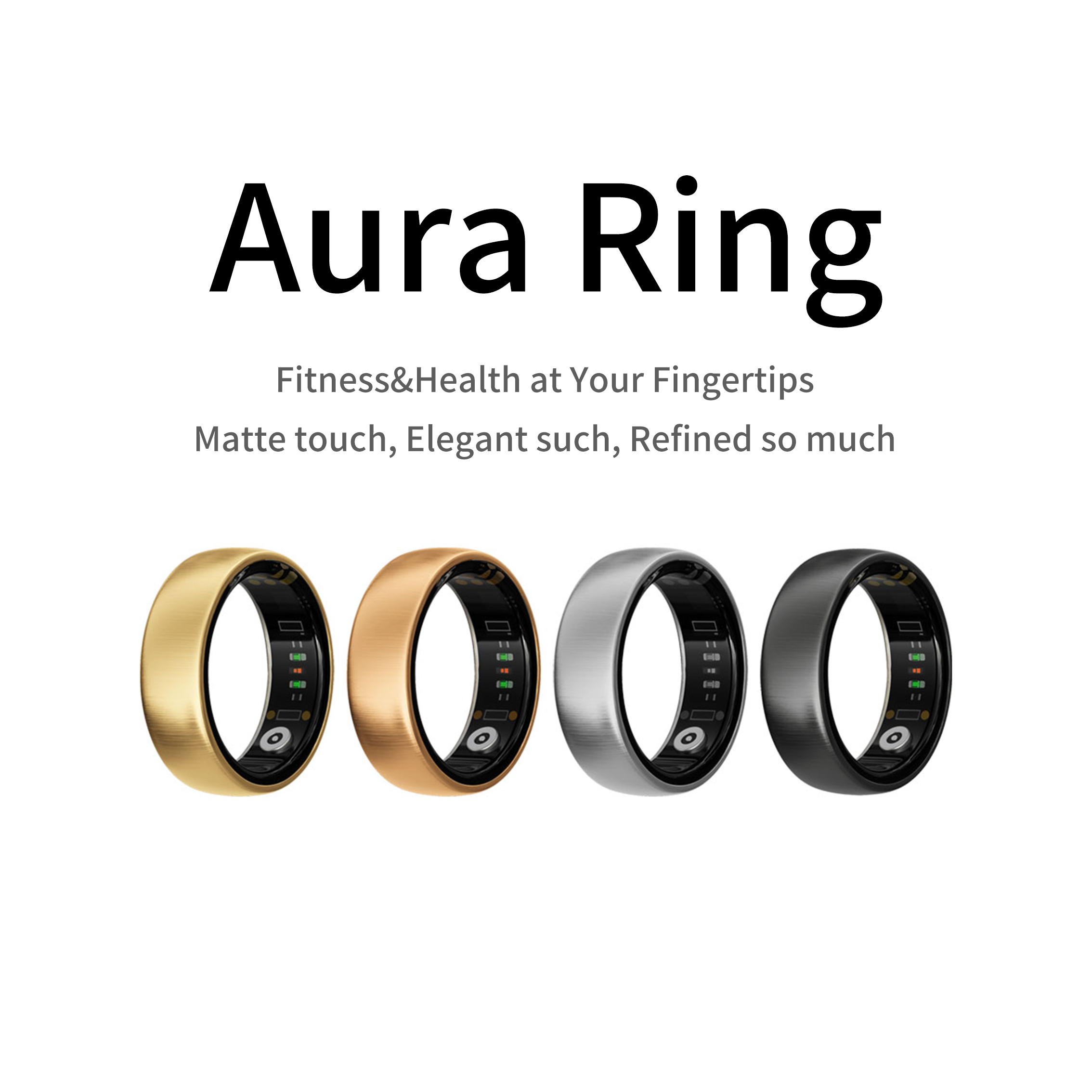 Women'S Health & Wellness Center - Cincin Pintar AURA Matt Smart Ring