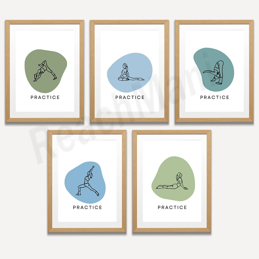 Health Wellness Poster - Poster Mindfulness Safe Space - Cetakan