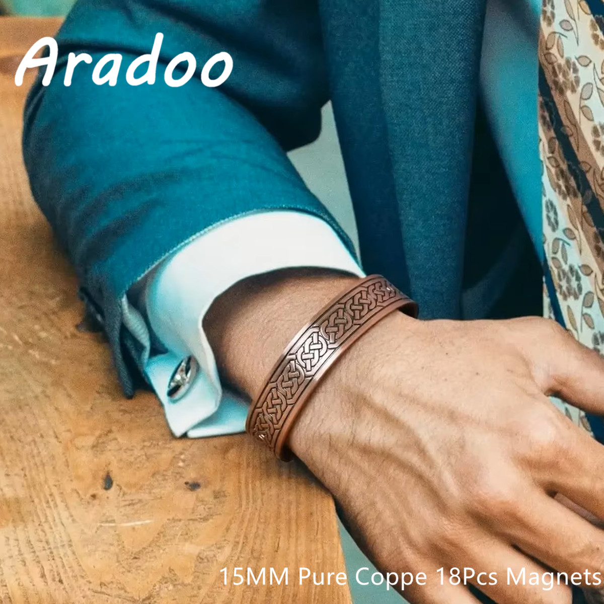 Therapy Health And Wellness - ARADOO Gelang Magnet Tembaga Murni Antik