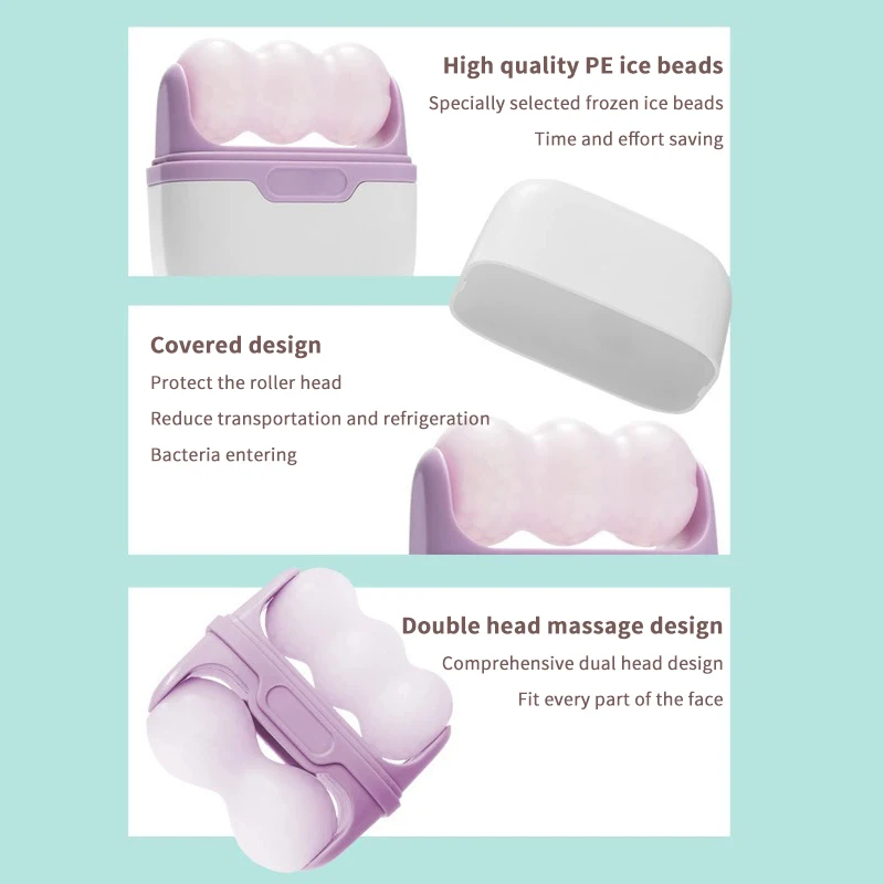 Rol Es Kepala Ganda untuk Meng - Ice Roller Face Cold ulasan dan harga