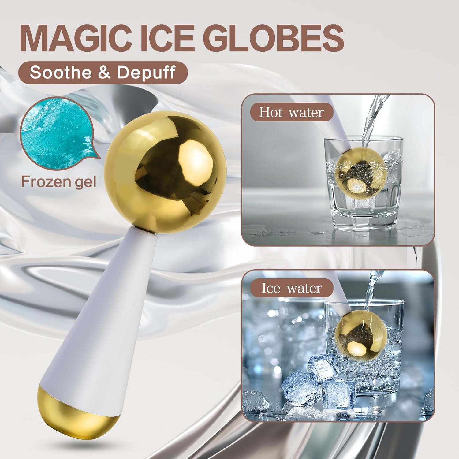 Bola Es untuk Wajah Mata Baja  - Ice Roller Face Cold ulasan dan harga