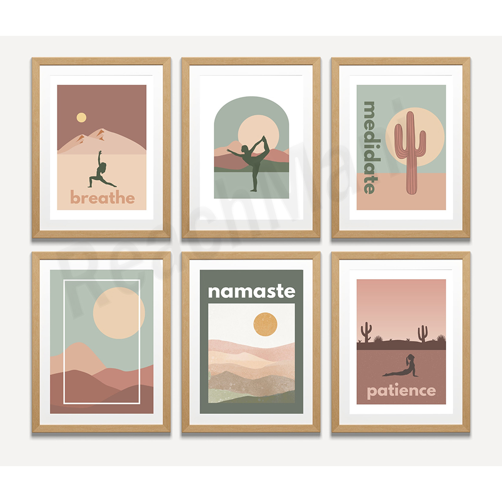 Poster Mindfulness Safe Space  - Health Wellness Poster ulasan dan harga