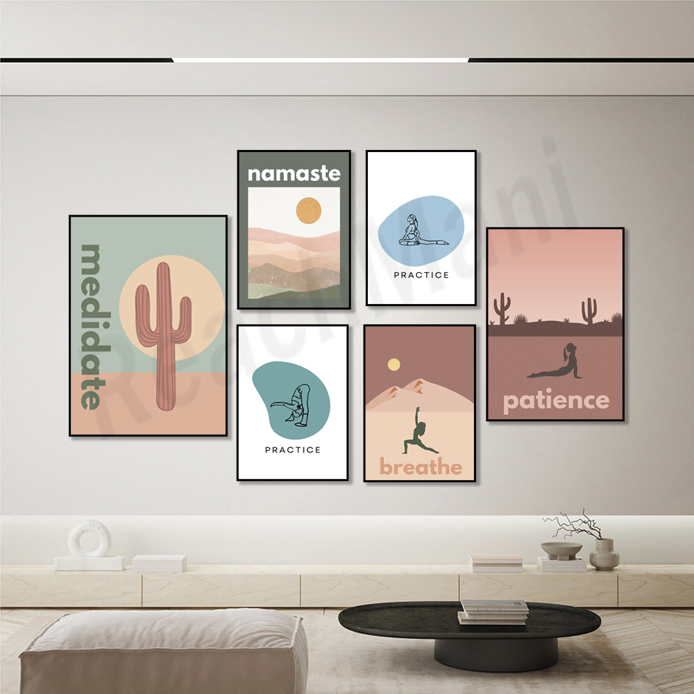Poster Mindfulness Safe Space  - Health Wellness Poster ulasan dan harga