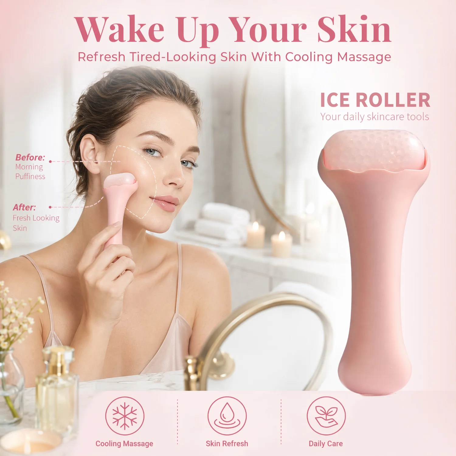 Alat Rol Es Wajah, Rol Pending - Ice Roller Face Cold ulasan dan harga