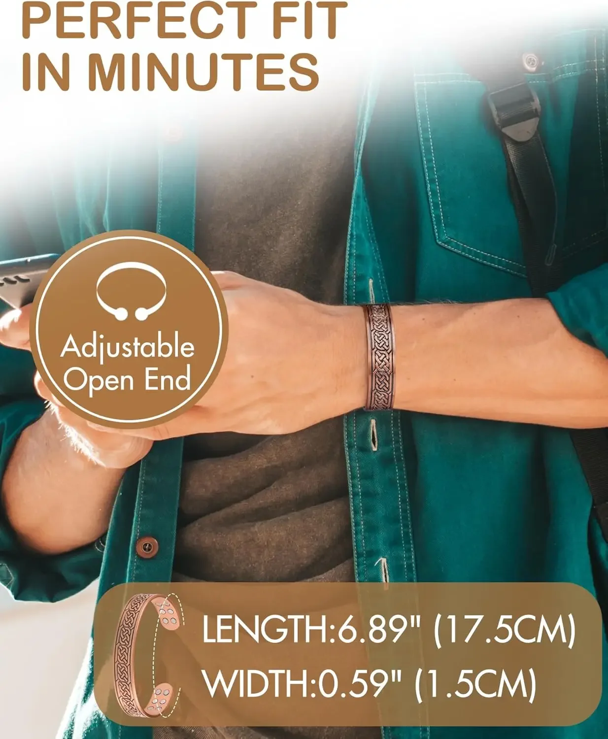 ARADOO Gelang Magnet Tembaga M - Therapy Health And Wellness ulasan dan harga
